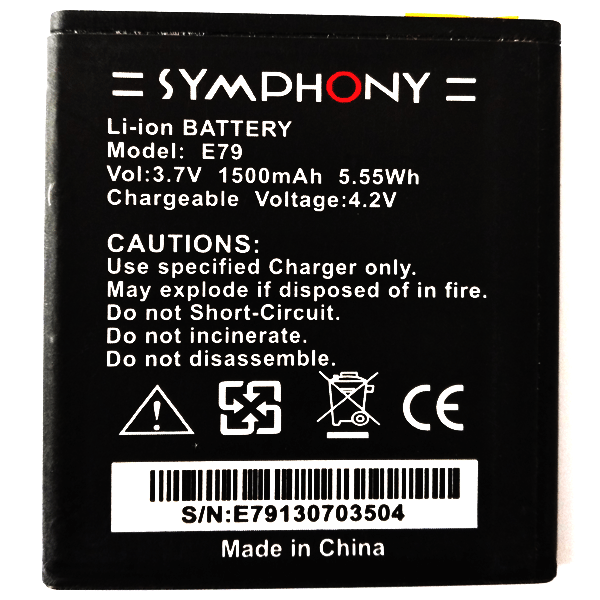 Symphony E79 Battery