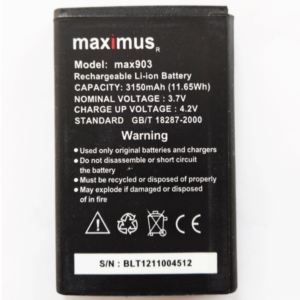 Maximus Max903 Battery