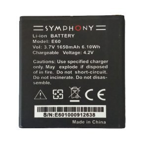 Symphony E60 Battery
