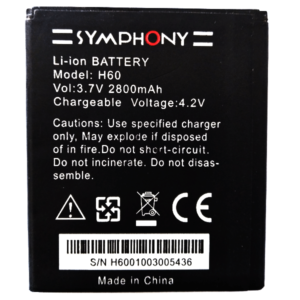 Symphony H60 Battery