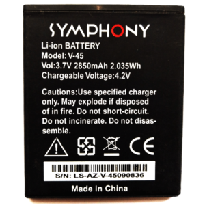 Symphony V45 Battery