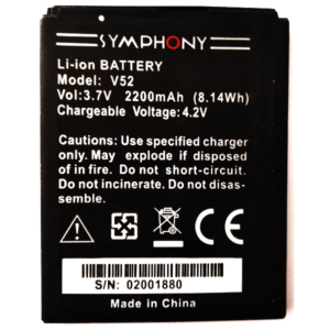 Symphony V52 Battery