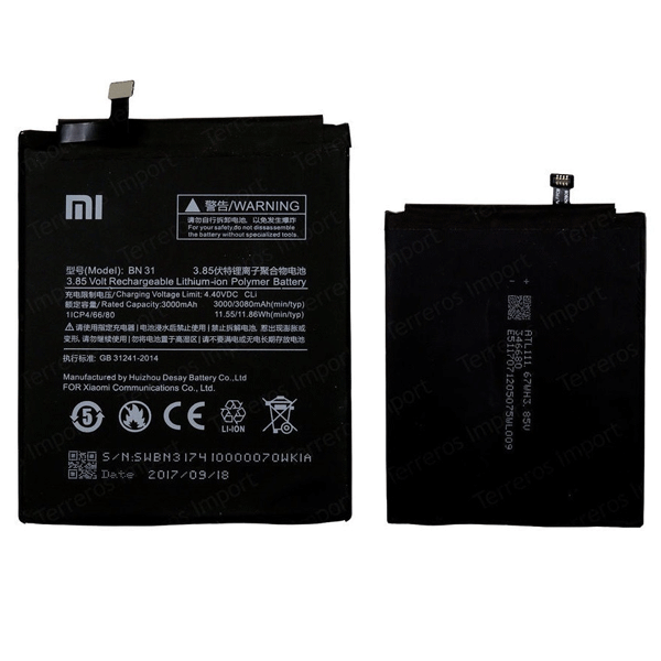 Xiaomi Mi Note 5A Prime Battery