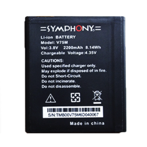 Symphony V75M Battery