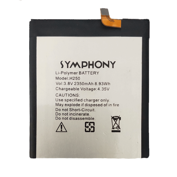 Symphony H250 Battery