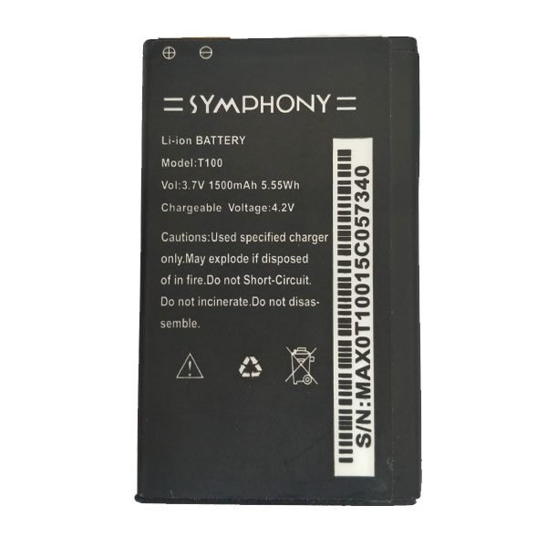 Symphony T100 Battery
